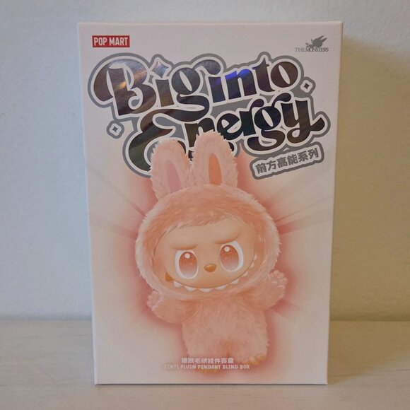 AUTHENTIC Pop Mart Labubu Sealed Monsters Big Into Energy Pendant CONFIRM Love - Picture 1 of 6